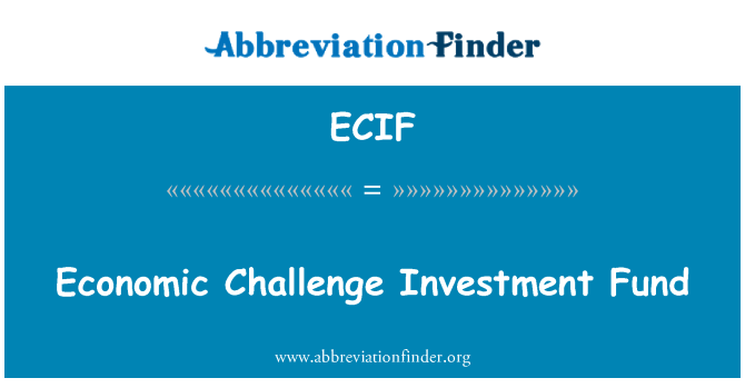 ECIF: Ekonomický problém investiční fond