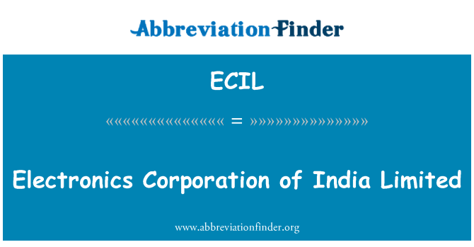 ECIL: Electronics Corporation of India Limited