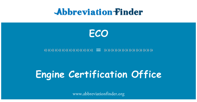 ECO: Biwo Certification motè