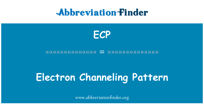 ECP: الگوی شایان الکترون