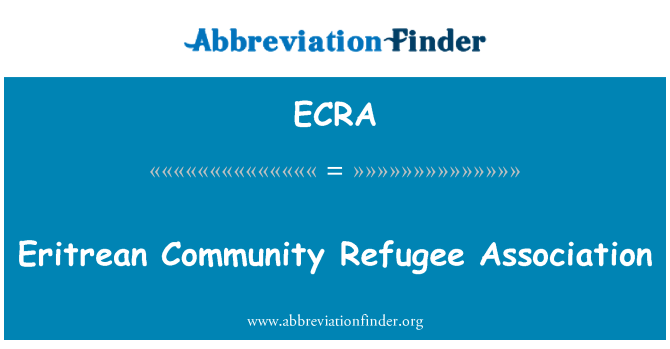 ECRA: Eritrejská Společenství uprchlíků asociace