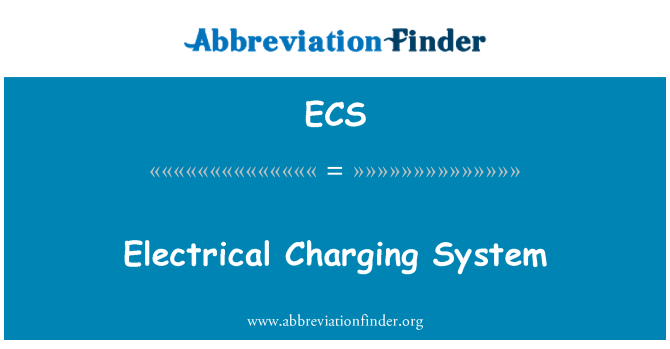 ECS: Električno polnjenje sistema
