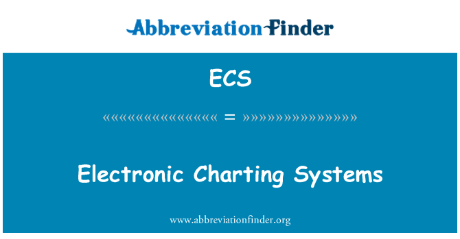 ECS: Elektronskih sistemov grafikonov