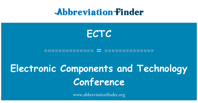 ECTC: Componenti elettronici e Technology Conference