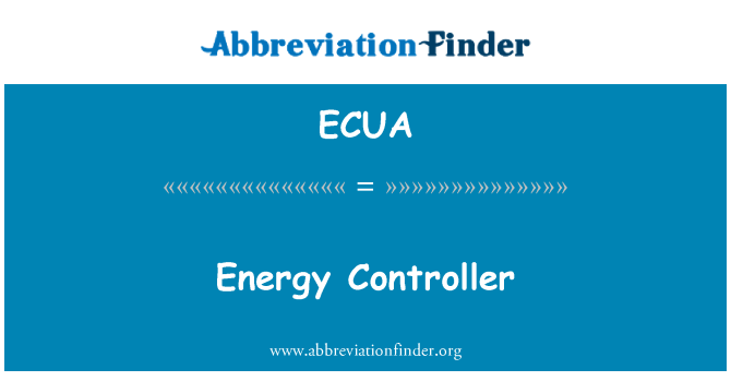 ECUA: 能源控制器