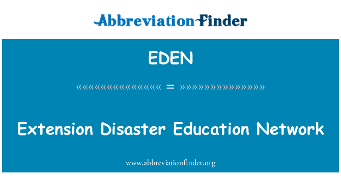 EDEN: Estansyon dezas edikasyon rezo