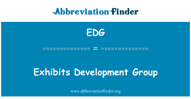 EDG: Exhibits Development Group