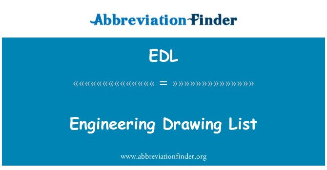 EDL: Lis Dessin Jeni