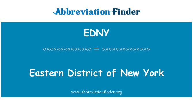 EDNY: Pati lès distri de New York