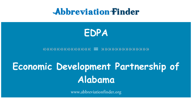 EDPA: Devlòpman ekonomik Partenariat de Alabama