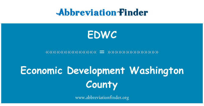 EDWC: Ekonominės plėtros Washington County