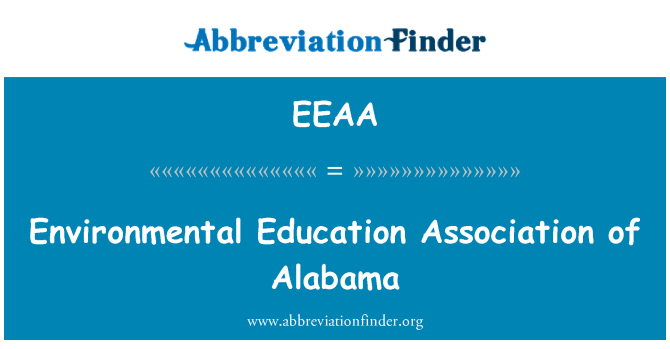 EEAA: Asosyasyon anviwònman edikasyon de Alabama