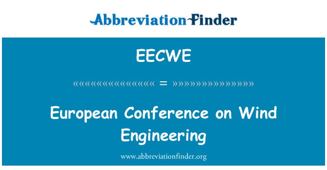 EECWE: Европейская конференция по инженерии Ветер