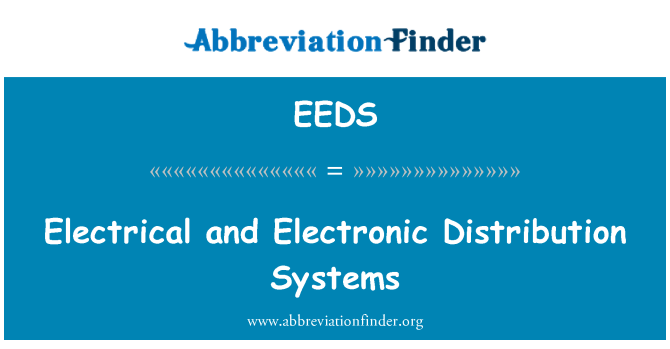 EEDS: Sistemi di distribuzione elettrica ed elettronica