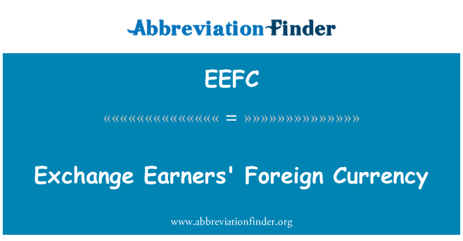EEFC: Troca de moeda estrangeira dos assalariados