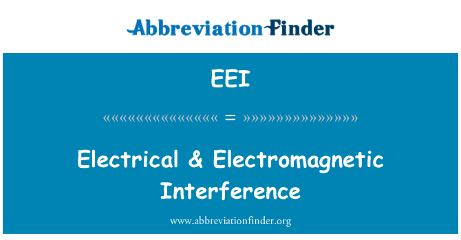 EEI: Gangguan listrik & elektromagnetik