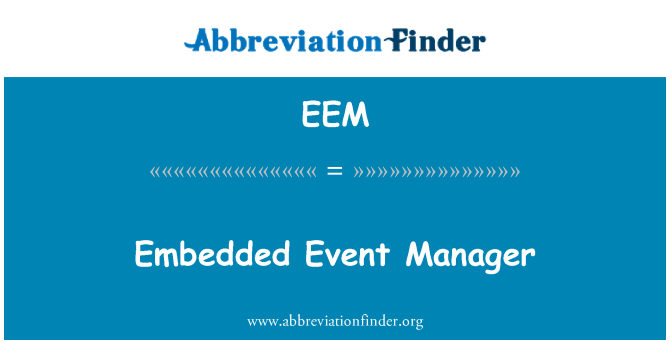 EEM: Integrat avveniment Manager