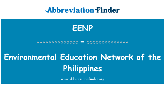 EENP: Environmental Education Network of the Philippines