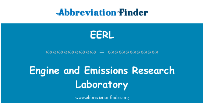 EERL: Motor og emissioner Research Laboratory