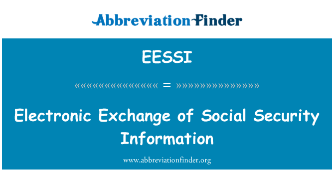EESSI: Elektroniskt utbyte av socialförsäkringsinformation