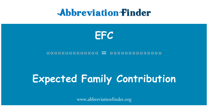 EFC: Te espere kontribisyon fanmi an