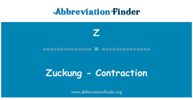 Z: Zuckung - tranche