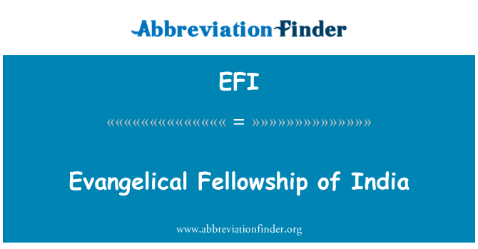 EFI: Fellowship Evangelical India