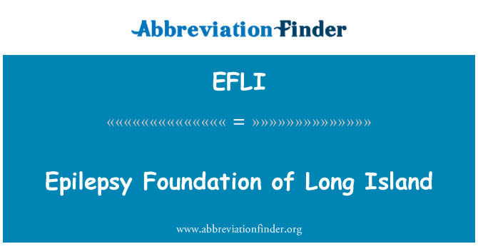 EFLI: 癫痫的长岛的基础