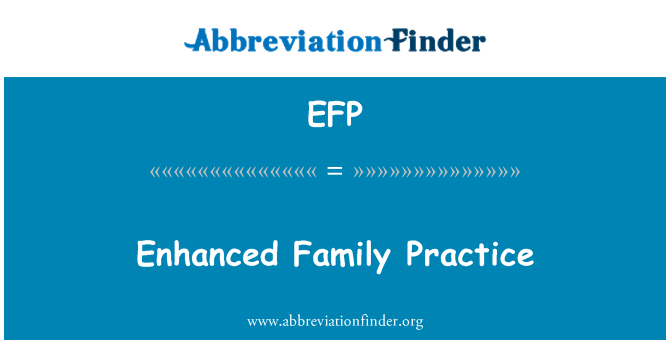 EFP: Laiendatud pere tava