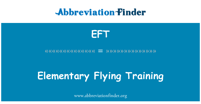 EFT: Vuelo de formación elemental
