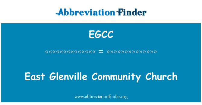EGCC: Tal-Knisja tal-lvant tal-Komunità Glenville