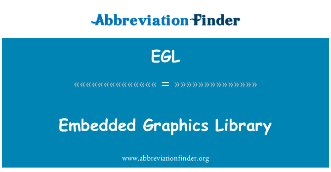 EGL: Вградени графики библиотека