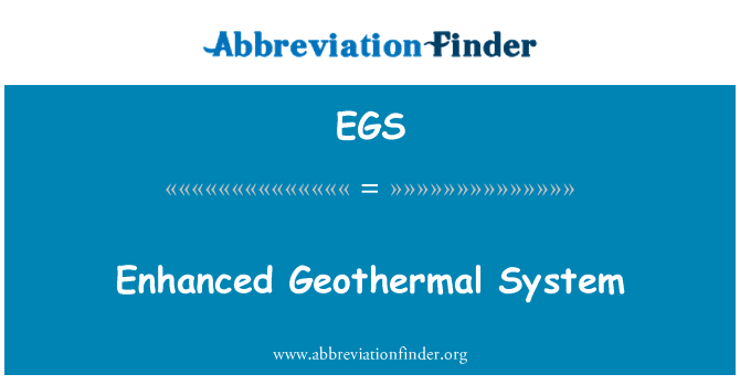 EGS: Uzlabota ģeotermālā sistēma