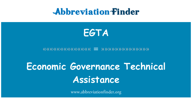 EGTA: Ekonomické řízení technická pomoc