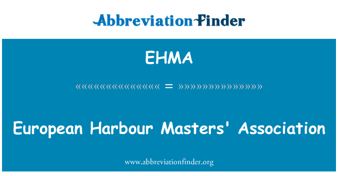 EHMA: Assoċjazzjoni 'Masters Ewropew port il-kbir