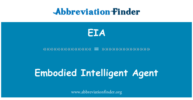 EIA: 體現智慧代理