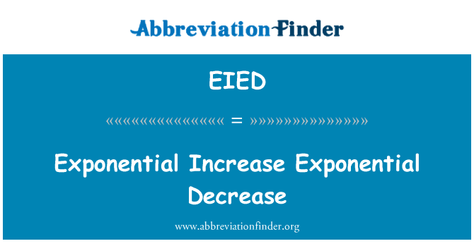 EIED: Eksponencijalni porast eksponencijalni pad
