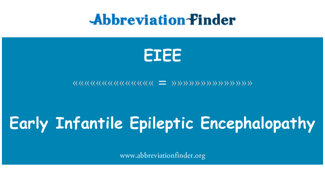 EIEE: Rané infantilní epileptické encefalopatie