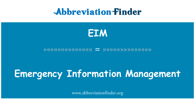 EIM: Sili Information Management