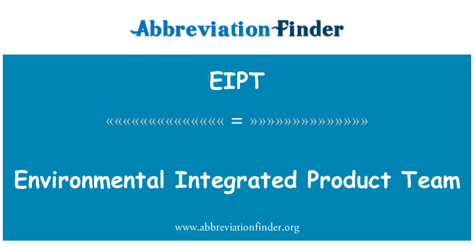 EIPT: Grupp ta ' prodott integrat ambjentali