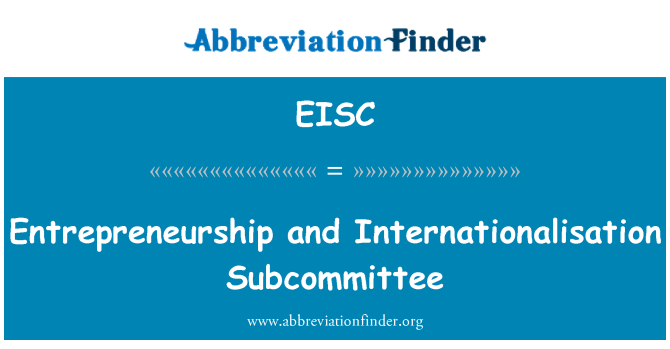 EISC: L' Et du Internationalisation