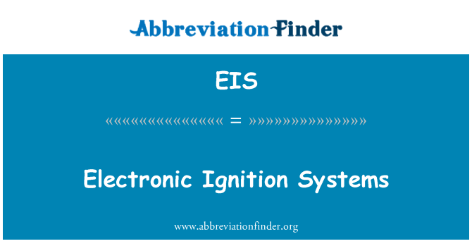 EIS: Elektronisk tenning maskiner