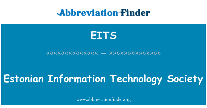 EITS: Estonská informační technologie společnosti