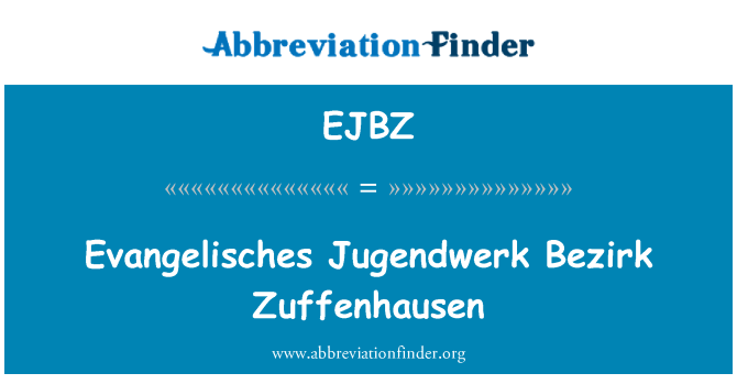 EJBZ: Evangelisches 본부 지역 Zuffenhausen
