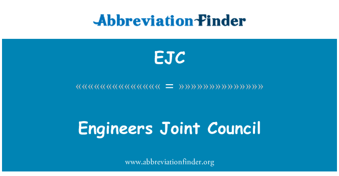 EJC: Konsèy konjwen enjenyè