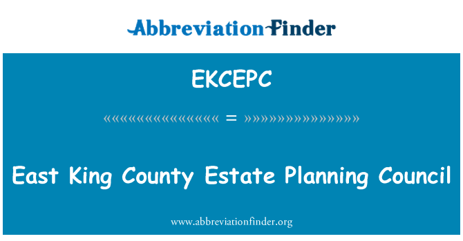 EKCEPC: 东王县房地产规划理事会