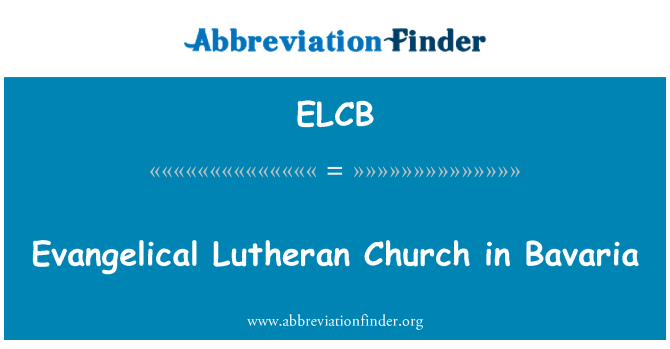 ELCB: Evanjelik-legliz nan Bavaria