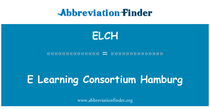ELCH: E l'aprenentatge Consorci Hamburg