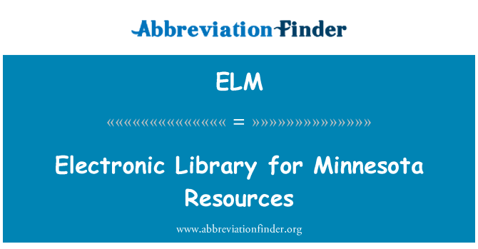 ELM: Elektroonilise Raamatukogu Minnesota ressursid