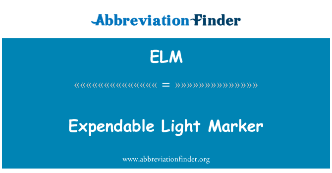 ELM: Ohverdada kerge Marker